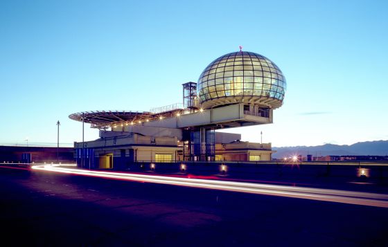 El circuito en la azotea del Ligotto, en Turín.