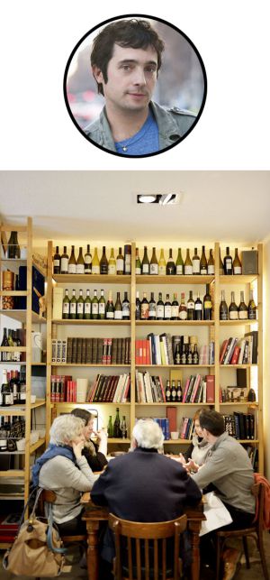 La Vinoteca de Moratín. En la foto redonda, Jean-Baptiste Lauron.