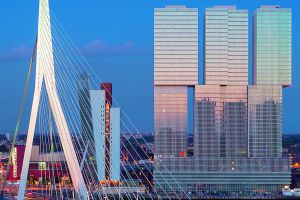 El nuevo rascacielos de Rem Koolhaas en Róterdam (Holanda).