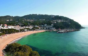 Vista desde el hotel Casamar, en Llafranc (Girona). Vista desde el hotel Casamar, en Llafranc (Girona).