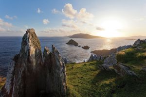 Un acantilado en el condado de Kerry, en Irlanda.