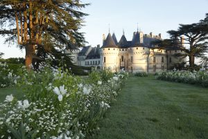 El castillo de Chaumont-sur-Loire, en el valle francés del Loira, donde se celebra el Festival de los Jardines.