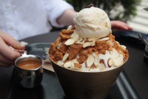 Patbingsu, el clásico helado coreano.