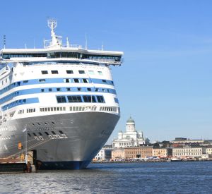 Vistas de la bahía de Helsinki, donde recalan los grandes cruceros del mar Báltico. Vistas de la bahía de Helsinki, donde recalan los grandes cruceros del mar Báltico.