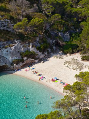 Cala Macarelleta (Menorca). Cala Macarelleta (Menorca).