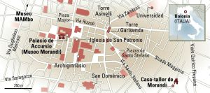 Morandi y Bolonia, amor metafísico