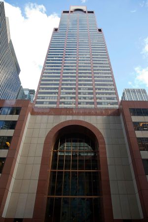 Fachada del edificio Equitable, en Nueva York.