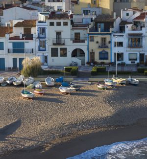 Playa de Punta Sa Palomera, en Blanes (Girona). Playa de Punta Sa Palomera, en Blanes (Girona).