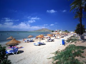 Playa de Los Alcázares, en Murcia. Playa de Los Alcázares, en Murcia.