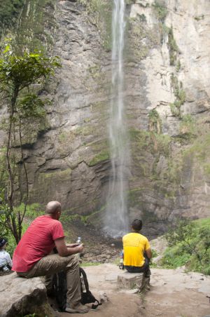La catarata Gocta, en Perú.
