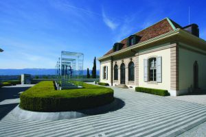 Exterior de la fundación Martin Bodmer, en Ginebra.