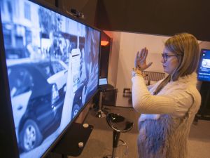 El espacio de Exipple, una de las empreesas tecnológicas presentes en Fitur Tech.