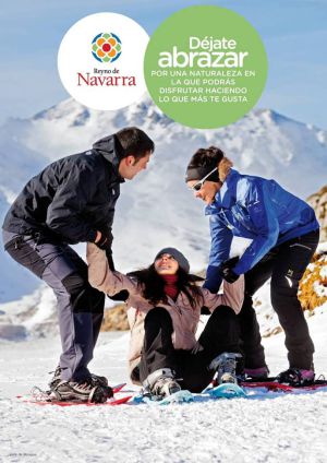 Lema de Navarra, 'déjate abrazar'.