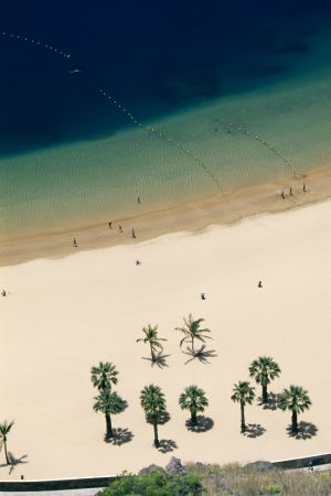 Playa de Las Teresitas, en Tenerife.
