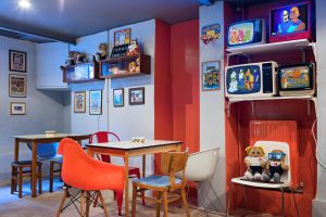 Interior del Cereal Killer Cafe, en Brick Lane (Londres).