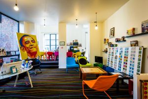 Habitación del Funkey Hotel (Bruselas).