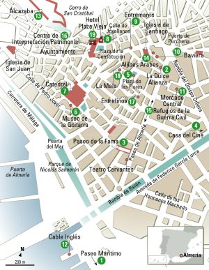 Mapa de Almería