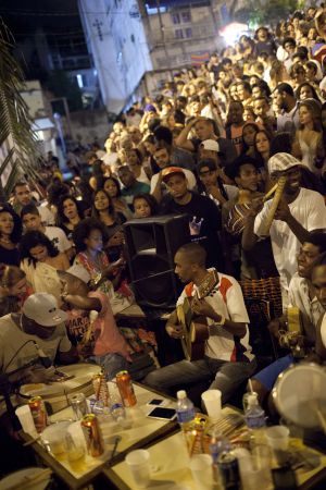 Samba en Pedra do Sal, en Río de Janeiro.