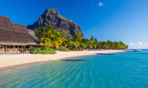 Panorámica del macizo Morne Brabant, en Islas Mauricio.