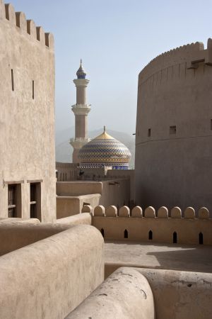 La fortaleza de Nizwa, en Omán.