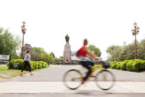 Ecobici municipal en Buenos Aires.