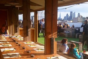 Terraza Netil 360, en el este de Londres.
