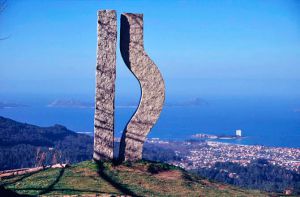 Vistas desde la Senda Panorámica de Vigo (GR-53), en Pontevedra.