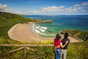 La playa de Torimbia, en el concejo de Llanes.