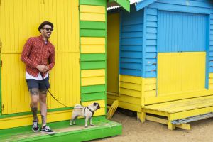 Las cabinas de la playa de Brighton, en Melbourne.