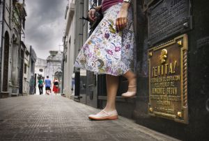 Tumba de Eva Perón en el cementerio de La Recoleta, en Buenos Aries.