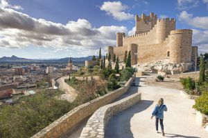 El castillo de Villena, en Alicante.