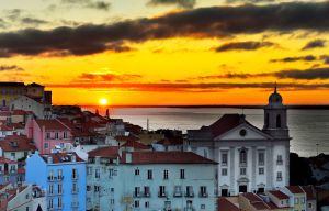 El barrio de Alfama, en Lisboa.