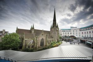 Catedral de St. Martin, en el Bullring, en Birmingham (Reino Unido).