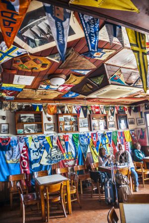 El Café Sport, en la isla de Faial.