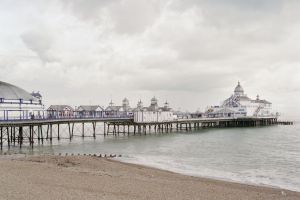 El muelle de Eastbourne, en la costa del sur del Reino Unido.