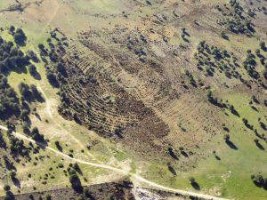 El círculo de piedras que aparece en el 'western'.