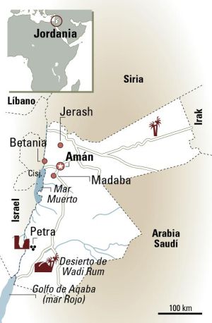 Las arenas del marciano en Jordania