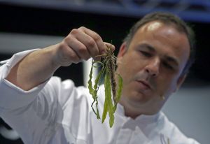 El chef Ángel León en la ponencia