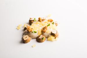 Leche cuajada y especiada de Saiti.