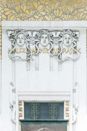 Detalle del Pabellón de la Secesión, de 1898.