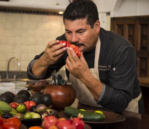 El chef Alejandro Ruiz, del restaurante Casa Oaxaca.