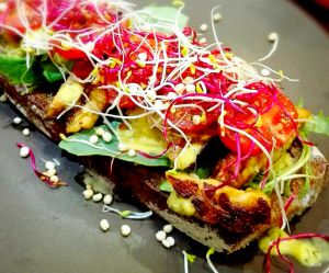 Tosta de Bicocina Organic, en Madrid.