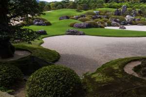 El jardín del Adachi Museum of Art, en Yasugi-shi.