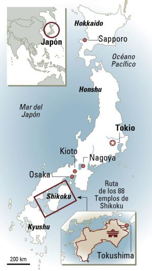 El camino de Kobo Daishi en Japón