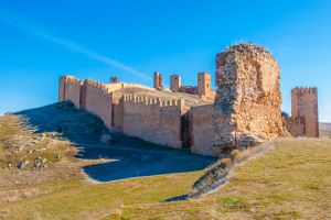Vista del castillo de Molina de Aragón, en la provincia de Guadalajara.