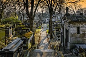 Cementerio de Père Lachaise, en el Marais (París).