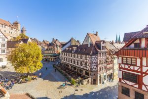 Centro histórico de Nuremberg, en Baviera (Alemania).