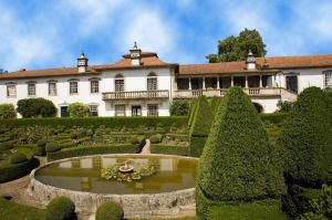 Jardín de la Casa Santar, en la región portuguesa del Dao.
