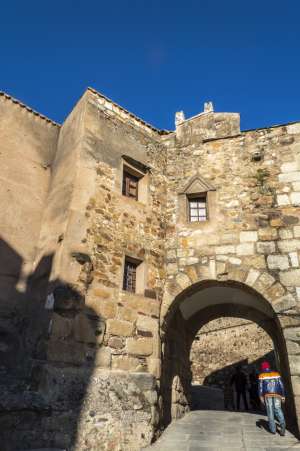 La Puerta del Río, en Cáceres.