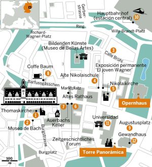 Leipzig, la ciudad de Bach, Goethe y Leibniz